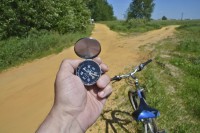 Choice. With a compass and a Bicycle.